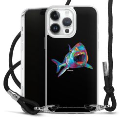 New Carry Case Transparent Stoff schwarz/silber