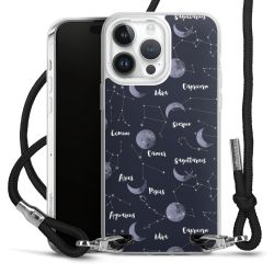 New Carry Case Transparent Stoff schwarz/silber