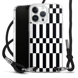 New Carry Case Transparent Stoff schwarz/silber