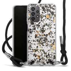 Carry Case Transparent Fabric black/silver