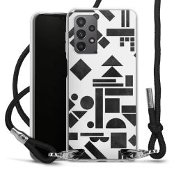 Carry Case Transparent Fabric black/silver