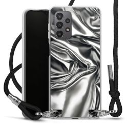 New Carry Case Transparent Stoff schwarz/silber