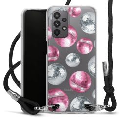 New Carry Case Transparent Stoff schwarz/silber