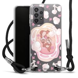 New Carry Case Transparent Stoff schwarz/silber