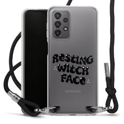 New Carry Case Transparent Stoff schwarz/silber