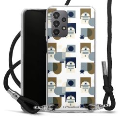 New Carry Case Transparent Stoff schwarz/silber