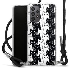 New Carry Case Transparent Stoff schwarz/silber