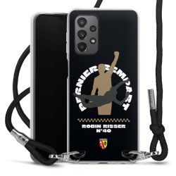 New Carry Case Transparent Stoff schwarz/silber