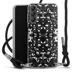 Carry Case Transparent Fabric black/silver