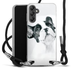 Carry Case Transparent Fabric black/silver