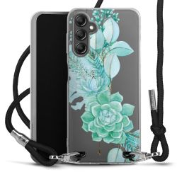 Carry Case Transparent Fabric black/silver