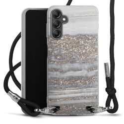 Carry Case Transparent Fabric black/silver