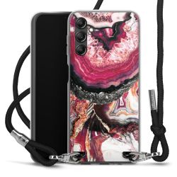 Carry Case Transparent Fabric black/silver