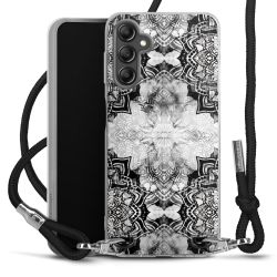 Carry Case Transparent Fabric black/silver