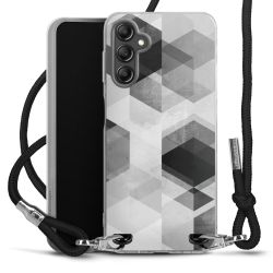 Carry Case Transparent Fabric black/silver