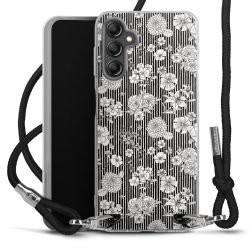 Carry Case Transparent Fabric black/silver