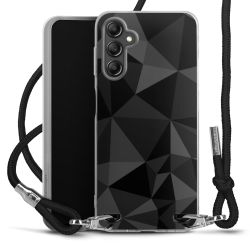 Carry Case Transparent Fabric black/silver