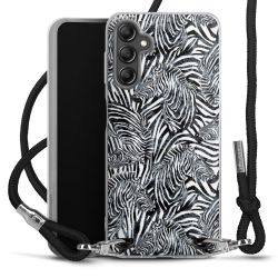 Carry Case Transparent Fabric black/silver