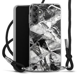 Carry Case Transparent Fabric black/silver