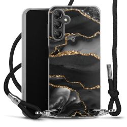 Carry Case Transparent Fabric black/silver