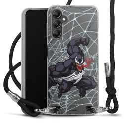 New Carry Case Transparent Stoff schwarz/silber