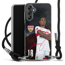 Carry Case Stoff schwarz/silber