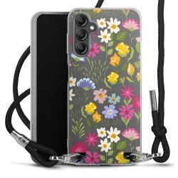 New Carry Case Transparent Stoff schwarz/silber