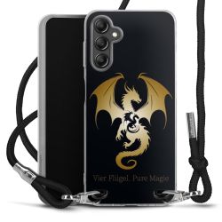 New Carry Case Transparent Stoff schwarz/silber