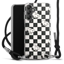 New Carry Case Transparent Stoff schwarz/silber