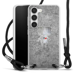 Carry Case Transparent Fabric black/silver