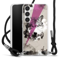 Carry Case Transparent Fabric black/silver