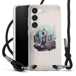 Carry Case Transparent Fabric black/silver