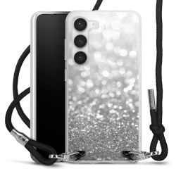 Carry Case Transparent Fabric black/silver