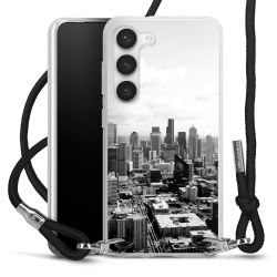 Carry Case Transparent Fabric black/silver