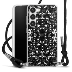 Carry Case Transparent Fabric black/silver