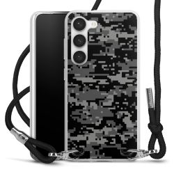 Carry Case Transparent Fabric black/silver