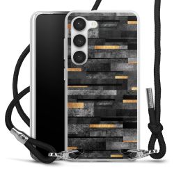 Carry Case Transparent Fabric black/silver