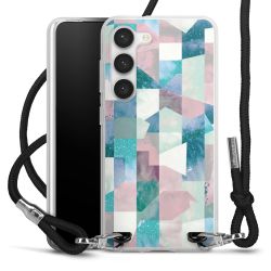 Carry Case Transparent Fabric black/silver