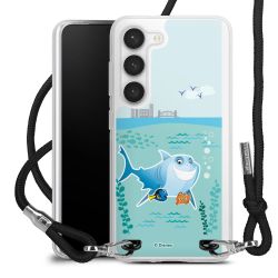 New Carry Case Transparent Stoff schwarz/silber