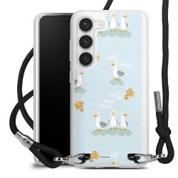 New Carry Case Transparent Stoff schwarz/silber