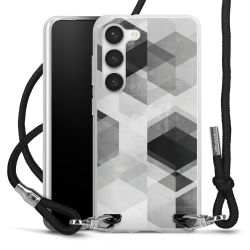 Carry Case Transparent Fabric black/silver