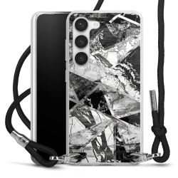 Carry Case Transparent Fabric black/silver