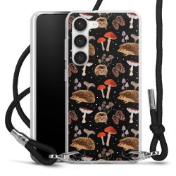 Carry Case Transparent Fabric black/silver