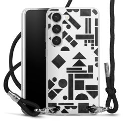 Carry Case Transparent Fabric black/silver