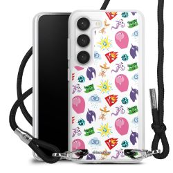 New Carry Case Transparent Stoff schwarz/silber