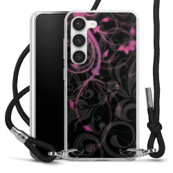 Carry Case Transparent Fabric black/silver