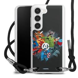 New Carry Case Transparent Stoff schwarz/silber