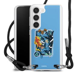 New Carry Case Transparent Stoff schwarz/silber