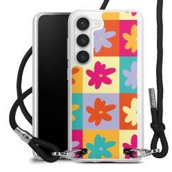 New Carry Case Transparent Stoff schwarz/silber