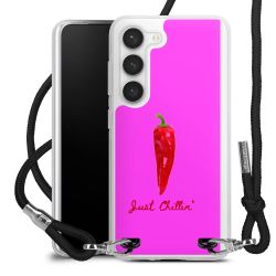 New Carry Case Transparent Stoff schwarz/silber